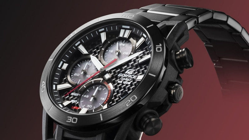 Casio Edifice Sospensione EQS-960DC-1AV All Black Men Watch Malaysia