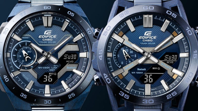 Casio Edifice Windflow ECB-2200CB-2A Steel Cool Blue Edition Men Watch