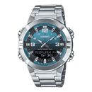 Casio Enticer AMW-870DA-2A2 Analog-Digital Stainless Steel Men Watch