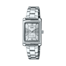 Casio Enticer LTP-1234DD-7A Silver Stainless Steel Women Watch