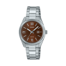 Casio Enticer LTP-1302DD-5AV Brown Dial Stainless Steel Women Watch