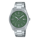Casio Enticer MTP-1302DA-3A Matte Green Dial Stainless Steel Men Watch