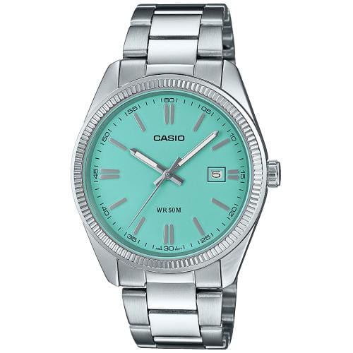 Casio Enticer MTP-1302PD-2A2V Turquoise Blue Men Watch