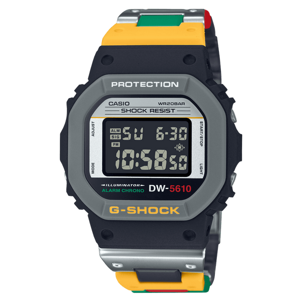 Casio G-Shock DW-5610MT-1D Multicolour Resin Strap Men Watch Malaysia 