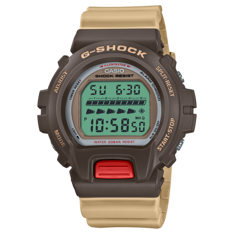 Casio G-Shock DW-6600PC-5D Beige Resin Strap Men Watch Malaysia 