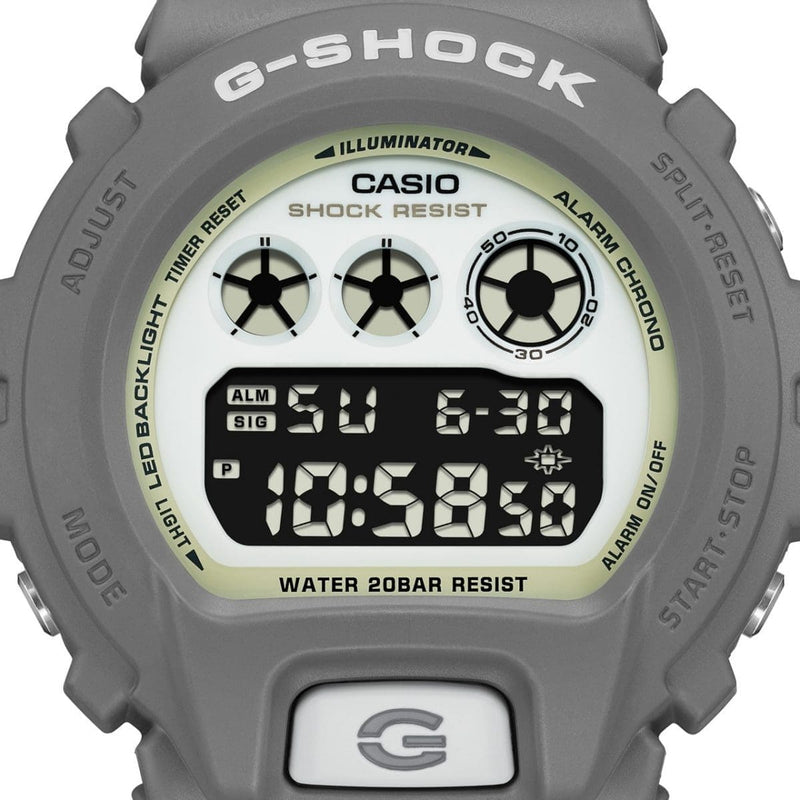 Casio G-Shock DW-6900HD-8D Green Luminous Dial Resin Strap Men Watch