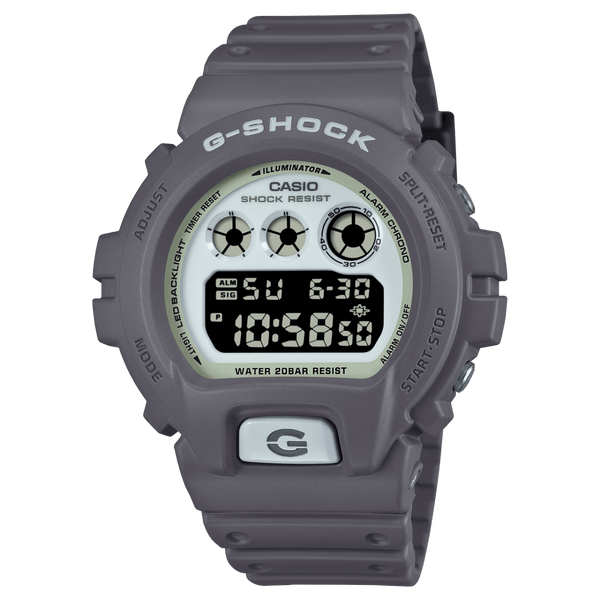 Casio G-Shock DW-6900HD-8D Green Luminous Dial Resin Strap Men Watch