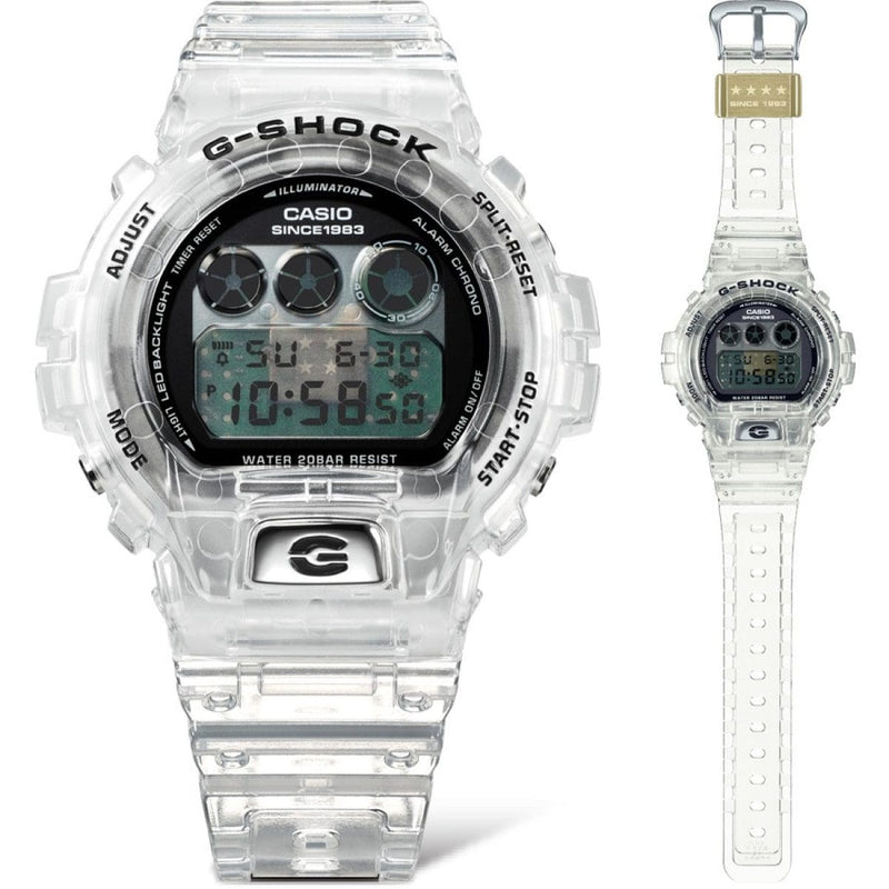 Casio G-Shock DW-6940RX-7D 40th anniversary Clear Remix Men Watch 