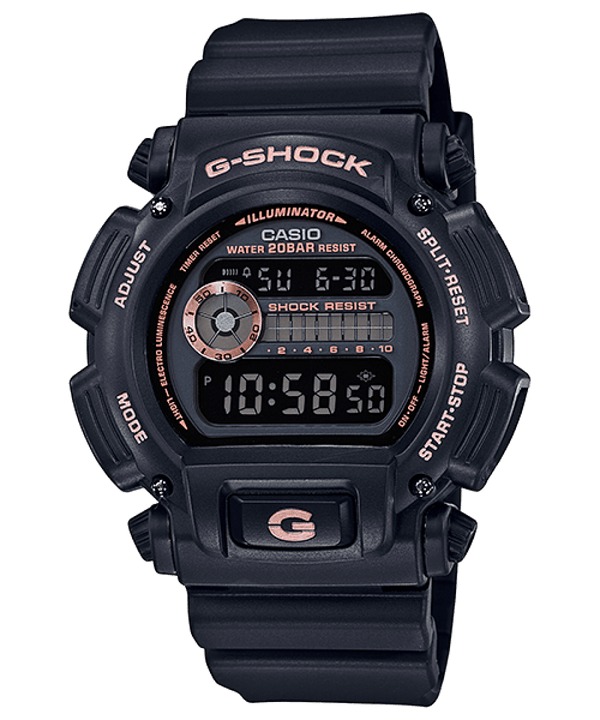 Casio G-Shock DW-9052GBX-1A4 Black Resin Black Dial Digital Men Watch