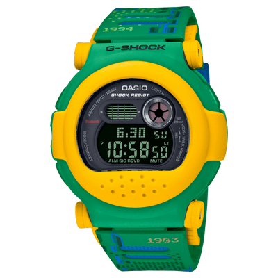 Casio G-Shock G-B001RG-3D Green & Yellow Resin Strap Men Watch