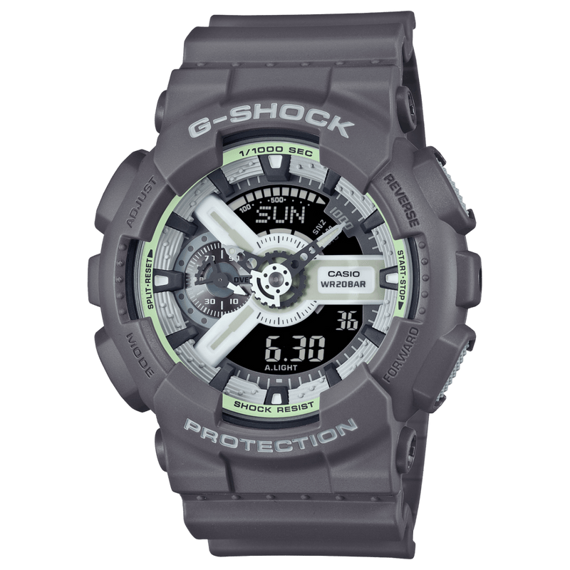 Casio G-Shock GA-110HD-8A Analog-Digital Luminous Grey Resin Men Watch