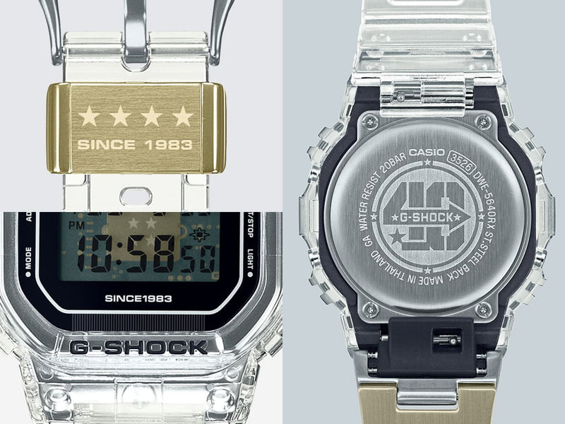 Casio G-Shock GA-114RX-7A 40th Anniversary Clear Remix Men Watch