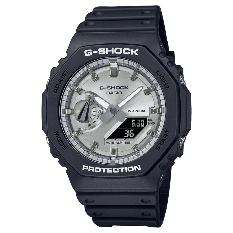 Casio G-Shock GA-2100SB-1A Analog-Digital Black Resin Strap Men Watch 