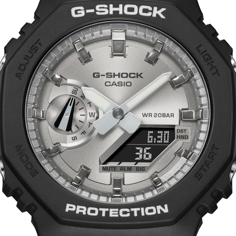 Casio G-Shock GA-2100SB-1A Analog-Digital Black Resin Strap Men Watch 