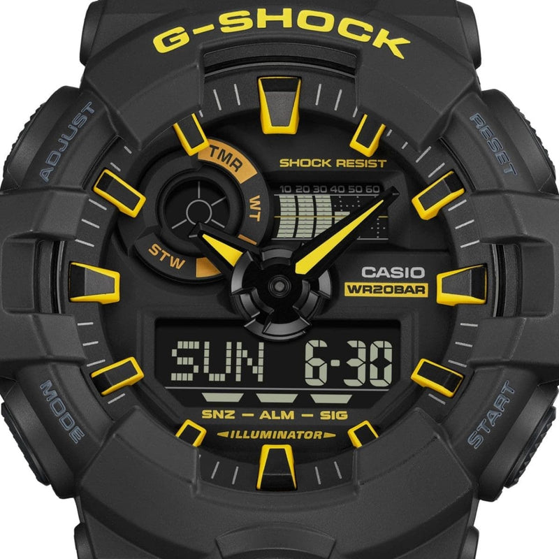 Casio G-Shock GA-700CY-1A Yellow Analog-Digital Men Watch