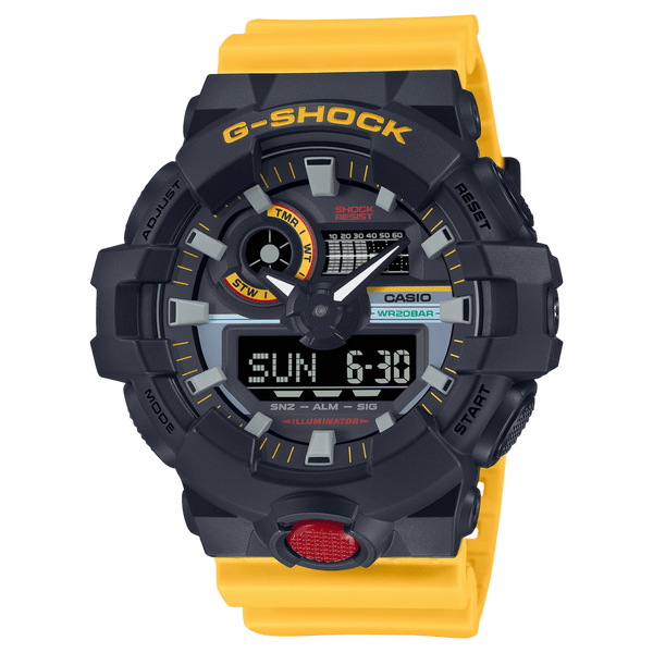 Casio G-Shock GA-700MT-1A9 Yellow Analog-Digital Men Watch