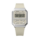 Casio Vintage A100WEF-8A Grey Resin Band Unisex Watch
