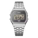 Casio Vintage A159WEVJ-7 Grey Japan Seigaiha Digital Unisex Watch