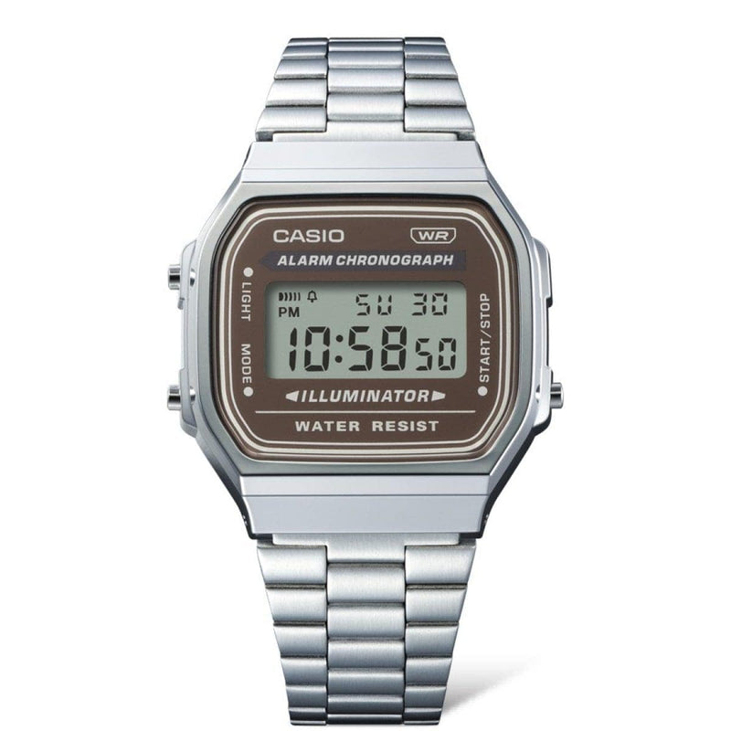 Casio Vintage A168WA-5AY Stainless Steel Unisex Digital Watch