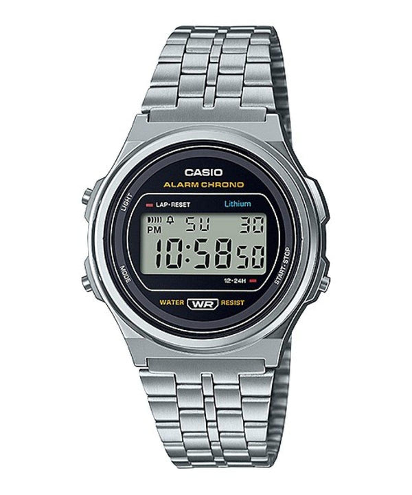 Casio Vintage A171WE-1A Stainless Steel Unisex Digital Watch