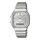 Casio Vintage AQ-240E-7ADF Silver Dial Stainless Steel Unisex Watch