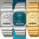 Casio Vintage AQ-240EG-9AD Gold Dial Stainless Steel Unisex Watch