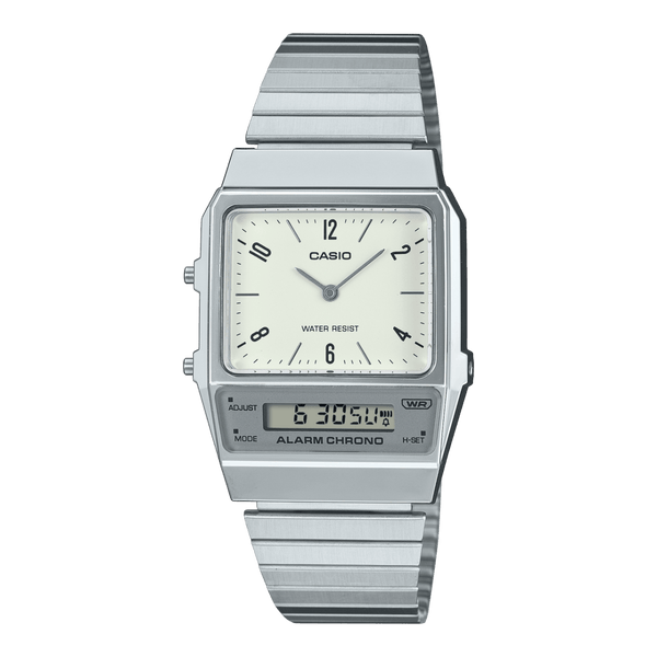 Casio Vintage AQ-800E-7A2 Stainless Steel Silver Unisex Watch Malaysia