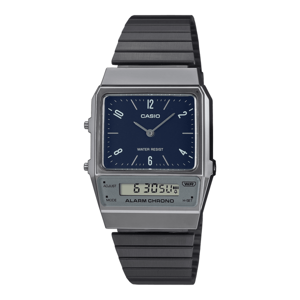 Casio Vintage AQ-800EB-2A Stainless Steel Grey Unisex Watch Malaysia