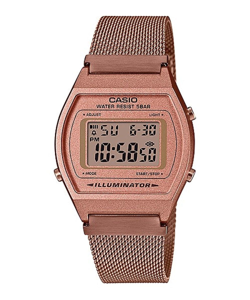 Casio Vintage B640WMR-5A Rose Gold Stainless Steel Unisex Watch