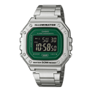Casio Youth W-218HD-3AV Stainless Steel Digital Unisex Watch