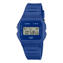 Casio Youth F-91WB-2A1 Blue Resin Strap Classic Digital Unisex Watch 