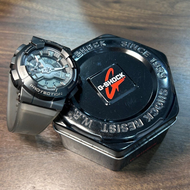 [Pre-Owned] Casio G-Shock GM-110MF-1A Black Metal Covered Men Watch