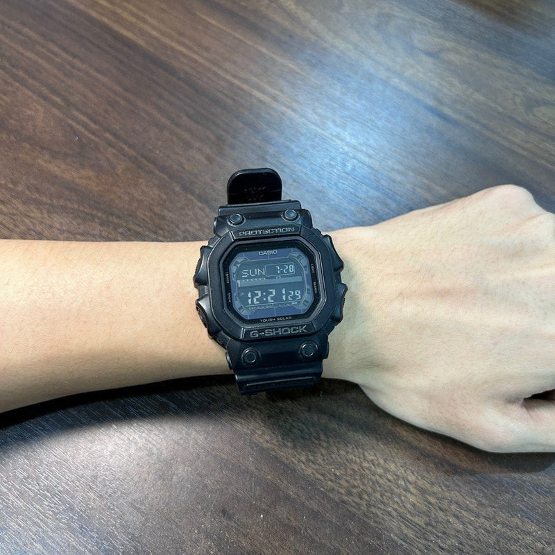 [Pre-Owned] Casio G-Shock King GX-56BB-1 All Black Tough Solar Men Watch