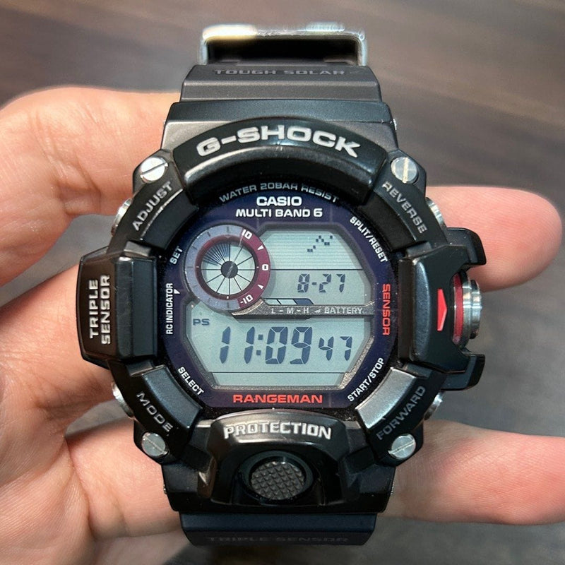 [Pre-Owned] Casio G-Shock Rangeman GW-9400-1 Black Men Watch