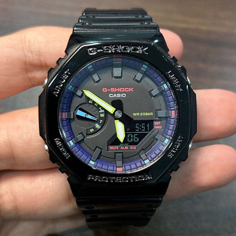 [Pre-Owned] Casio G-Shock TMJ GA-2100RGB-1A Men Watch