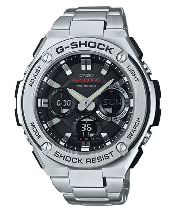 Casio G-Shock GST-S110D-1A Stainless Steel Men Watch Malaysia 