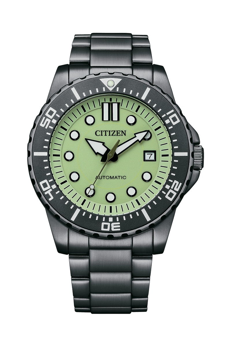 Citizen Automatic NJ0177-84X Green Dial Stainless Steel Men Watch