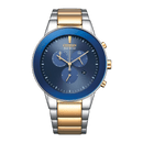 Citizen Eco-Drive AT2244-84L Chronograph Stainless Steel Men Watch