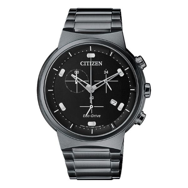 Citizen Eco-Drive AT2405-87E Black Chronograph Men Watch