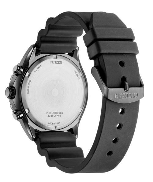 Citizen Eco-Drive AT2567-18L Chronograph Blue Dial Rubber Men Watch