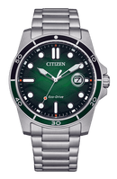 Citizen Eco-Drive AW1811-82X Quartz Green Dial Men Watch Malaysia