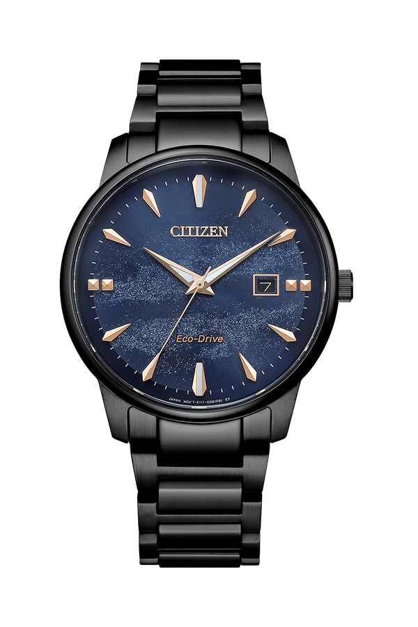 Citizen Eco-Drive BM7595-89L Black Stainless Steel Strap Men Watch