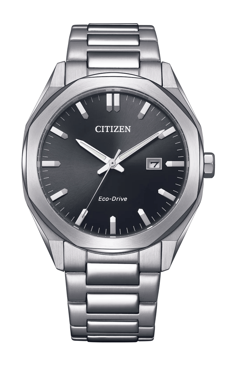 Citizen Eco-Drive BM7600-81E Stainless Steel Black Dial Men Watch