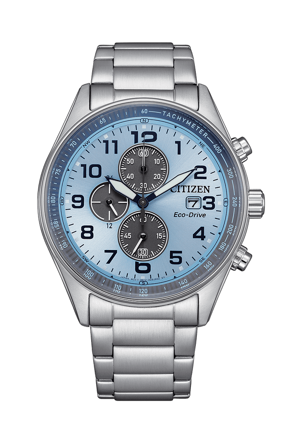 Citizen Eco-Drive CA0770-72M Chronograph Stainless Steel Men Watch
