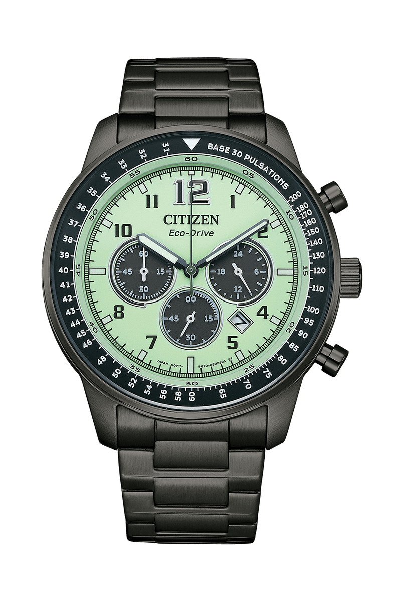 Citizen Eco-Drive CA4507-84X Chronograph Luminous Dial Men Watch
