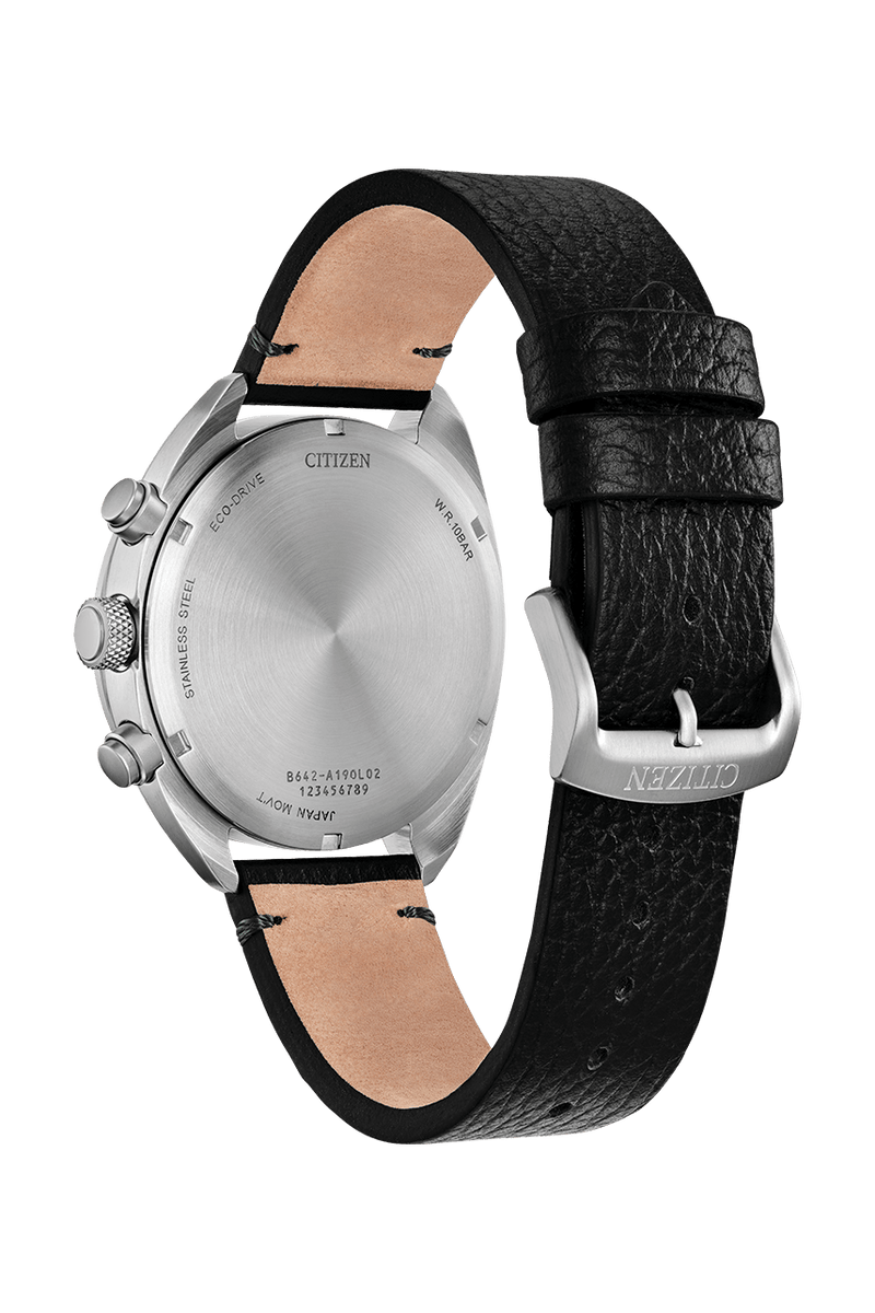 Citizen Eco-Drive CA7041-07X Chronograph Calf Leather Men Watch
