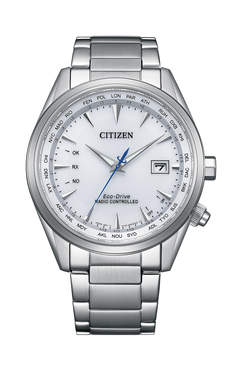 Citizen Eco-Drive CB0270-87A White Dial Stainless Steel Men Watch