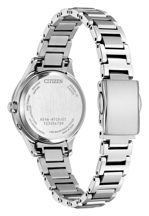 Citizen Eco-Drive EC1160-62L Radio-Controlled Stainless Steel Women Watch