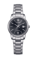 Citizen Eco-Drive EW2318-73E Black Dial Stainless Steel Women Watch