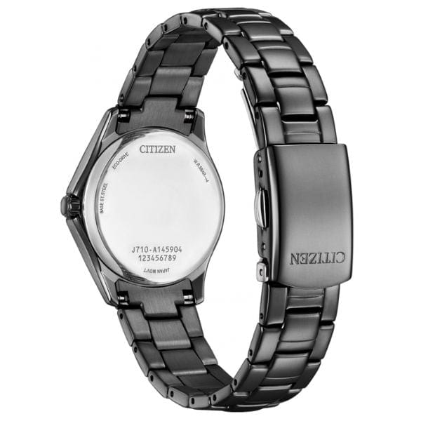 Citizen Eco-Drive FE1255-84L Black Stainless Steel Women Watch